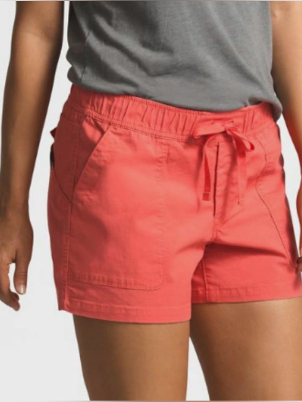 The North Face Women Rideside PullOn Short Lifestyle Spiced Coral Hiking Active